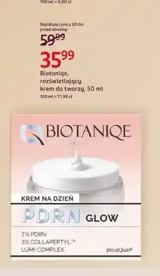 Rossmann Rozświetlający krem do twarzy Biotaniqe oferta