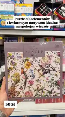 Pepco Puzzle 500 elementów Interdruk Secret Garden oferta
