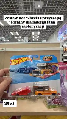Pepco Zestaw z przyczepą Hot Wheels Track Fleet oferta