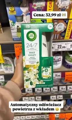 Intermarche Automatyczny odświeżacz powietrza Air Wick Freshmatic Białe Kwiaty oferta