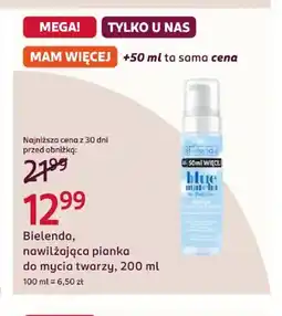 Rossmann Nawilżająca pianka do mycia twarzy Bielenda oferta
