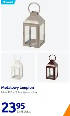 Action Metalowy lampion 24,5x13,5x12,5 cm oferta