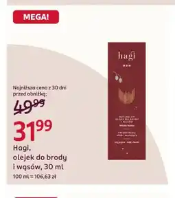 Rossmann Olejek do brody i wąsów Hagi oferta