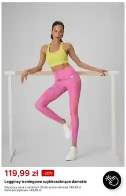 4F Legginsy treningowe szybkoschnące damskie 4F oferta