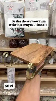 Pepco Deska do serwowania w kształcie sanek Pepco Christmas oferta