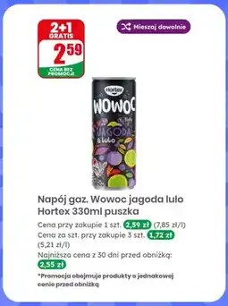 Dino Napój gazowany Wowoc jagoda lulo Hortex oferta