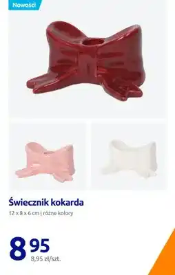 Action Świecznik kokarda 12x8x6 cm oferta