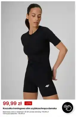 4F Koszulka treningowa slim szybkoschnąca damska 4F oferta