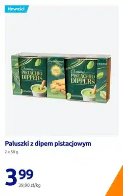 Action Paluszki z dipem pistacjowym 2-pak oferta