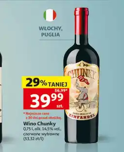 Auchan Wino wytrawne Puglia oferta