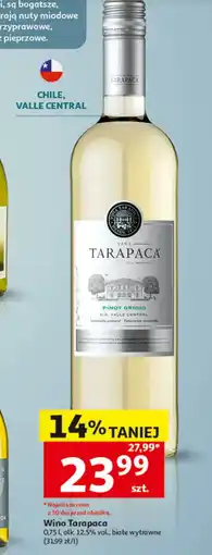 Auchan Wino wytrawne TARAPACA oferta