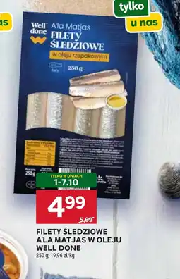 Stokrotka Market Filety śledziowe Well done oferta