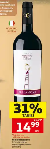 Auchan Wino półwytrawne Primitivo oferta