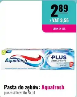 Eurocash Pasta do zębów: Aquafresh plus visible white oferta