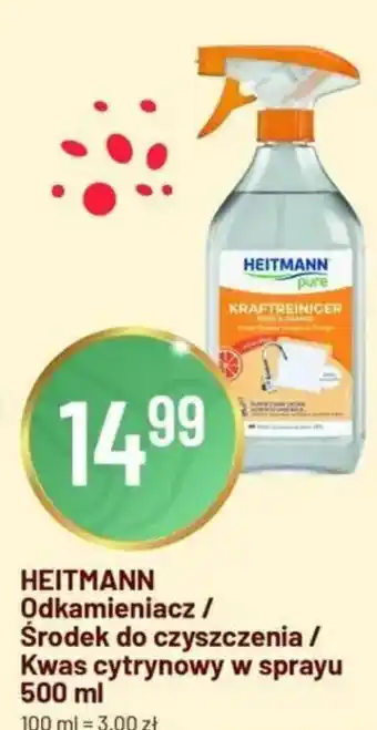 HEITMANN Odkamieniacz / Środek do czyszczenia / Kwas cytrynowy w sprayu