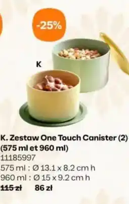 Tupperware Zestaw One Touch Canister oferta