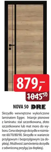 DDD Skrzydło wewnętrzne NOVA 50 DRE oferta