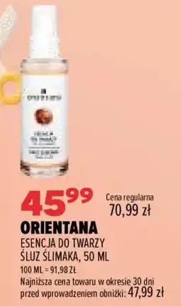 Drogerie Natura Orientana Esencja do twarzy Śluz ślimaka oferta