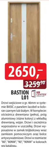 DDD Drzwi wejściowe Bastion L01 oferta