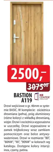 DDD Drzwi wejściowe Bastion A119 oferta