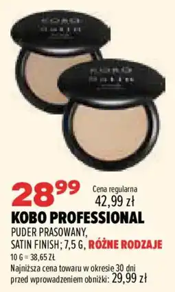 Drogerie Natura Kobo Professional Puder Prasowany, Satin Finish oferta