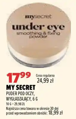 Drogerie Natura My Secret Puder pod oczy, wygładzający oferta