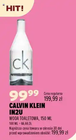 Drogerie Natura Calvin Klein In2U Woda Toaletowa oferta
