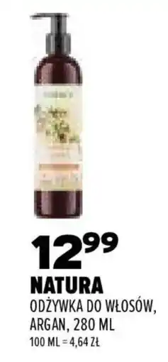Drogerie Natura Natura Odżywka do Włosów, Argan oferta
