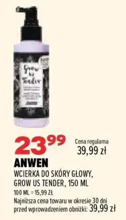 Drogerie Natura Anwen Wcierka do skóry głowy, Grow Us Tender oferta