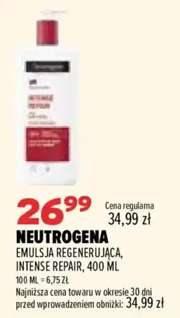 Drogerie Natura Neutrogena Emulsja Regenerująca, Intense Repair oferta