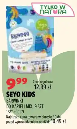 Drogerie Natura SEYO KIDS BARWINKI DO KĄPIELI MIX oferta
