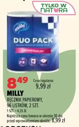 Drogerie Natura MILLY RĘCZNIK PAPIEROWY oferta