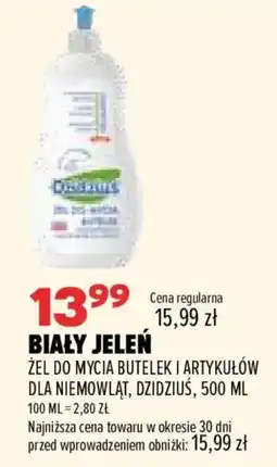 Drogerie Natura Biały Jeleń Żel do mycia butelek i artykułów dla niemowląt, dzidziuś oferta