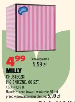 Drogerie Natura Milly Chusteczki Higieniczne oferta