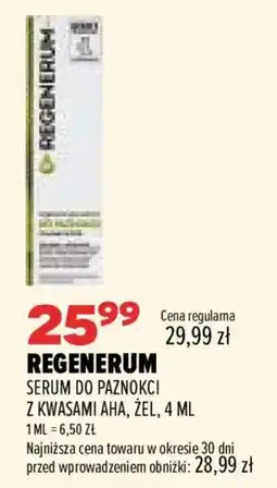 Drogerie Natura Regenerum Serum do paznokci z kwasami AHA, żel oferta