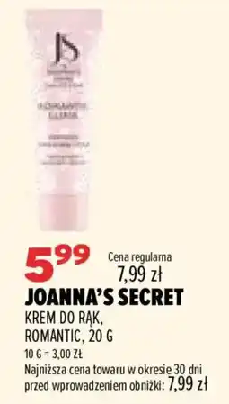 Drogerie Natura Joanna's Secret Krem do Rąk, Romantic oferta