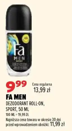 Drogerie Natura Fa Men Dezodorant Roll-On, Sport oferta