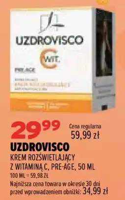 Drogerie Natura Uzdrovisco Krem Rozświetlający z Witaminą C, Pre-Age oferta