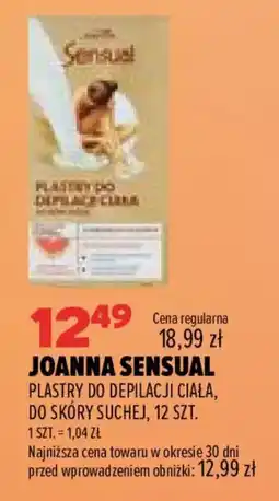 Drogerie Natura Joanna Sensual Plastry do depilacji ciała, do skóry suchej oferta