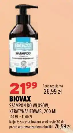 Drogerie Natura BioVax Szampon do włosów, keratyna/jedwab oferta