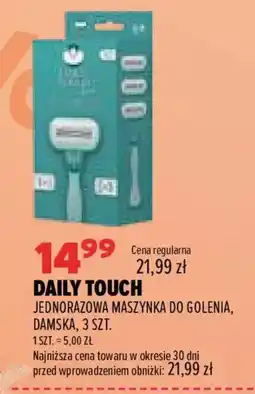 Drogerie Natura Daily Touch Jednorazowa Maszynka do Golenia, Damska oferta