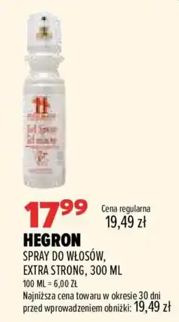 Drogerie Natura Hegron Spray do włosów, Extra Strong oferta