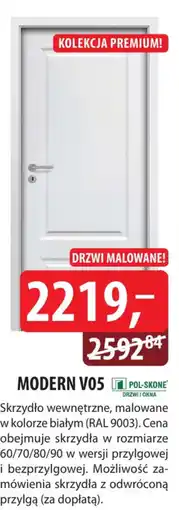 DDD DRZWI MALOWANE! MODERN V05 POL-SKONE oferta