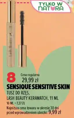 Drogerie Natura Sensique sensitiv e skin tusz do r zęs, lash beauty keramatch oferta