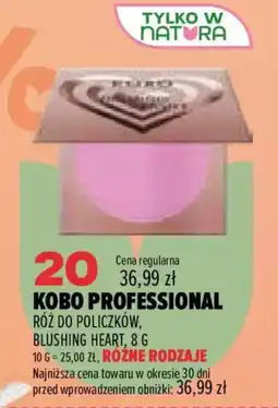 Drogerie Natura Kobo Professional Róż do policzków, Blushing Heart oferta