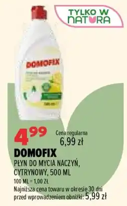 Drogerie Natura DOMOFIX PŁYN DO MYCIA NACZYŃ, CYTRYNOWY oferta