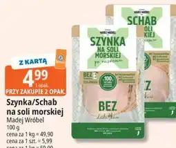 E.Leclerc Szynka/Schab na soli morskiej Madej Wróbel oferta