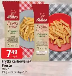E.Leclerc Frytki Karbowane/Proste Mateo oferta