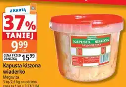 E.Leclerc Kapusta kiszona wiaderko Megavita oferta