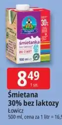 E.Leclerc Śmietana 30% bez laktozy Łowicz oferta
